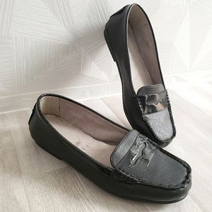 Aerosoles Bonus Penny Loafers in Black sz 6.5M